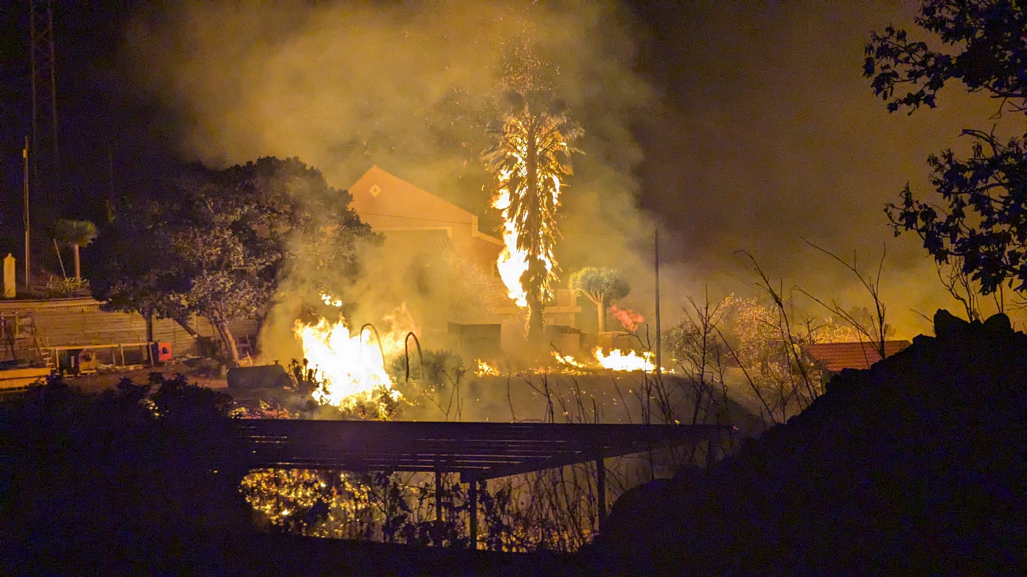 Feuer in Puntagorda
